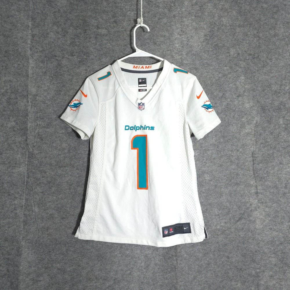 Nike Tua Tagovailoa Miami Dolphins Women S White NFL Jersey 1 On Field Football